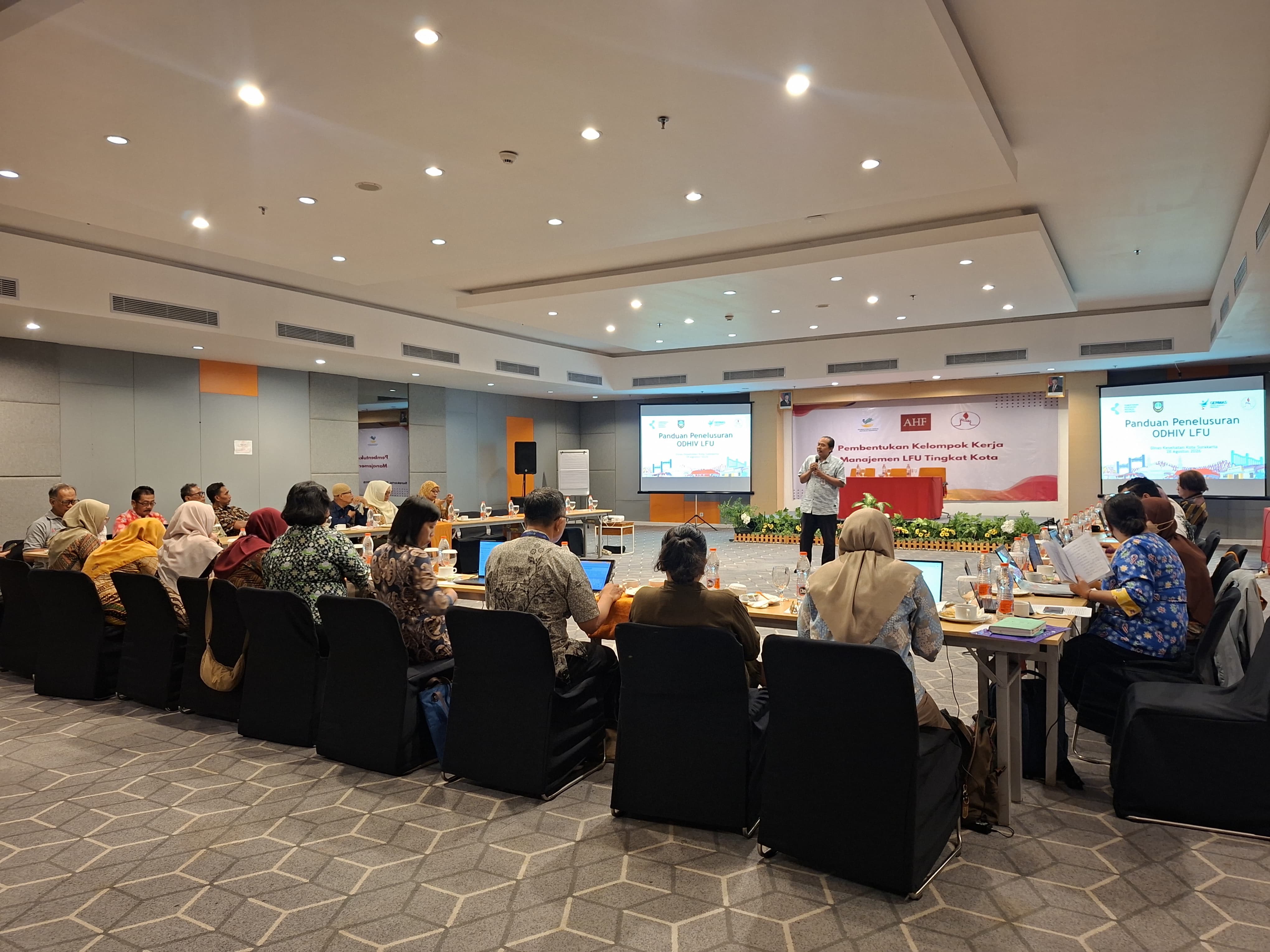 Sesi berbagi pengalaman penelusuran ODHIV LFU bersama Yayasan PEKA