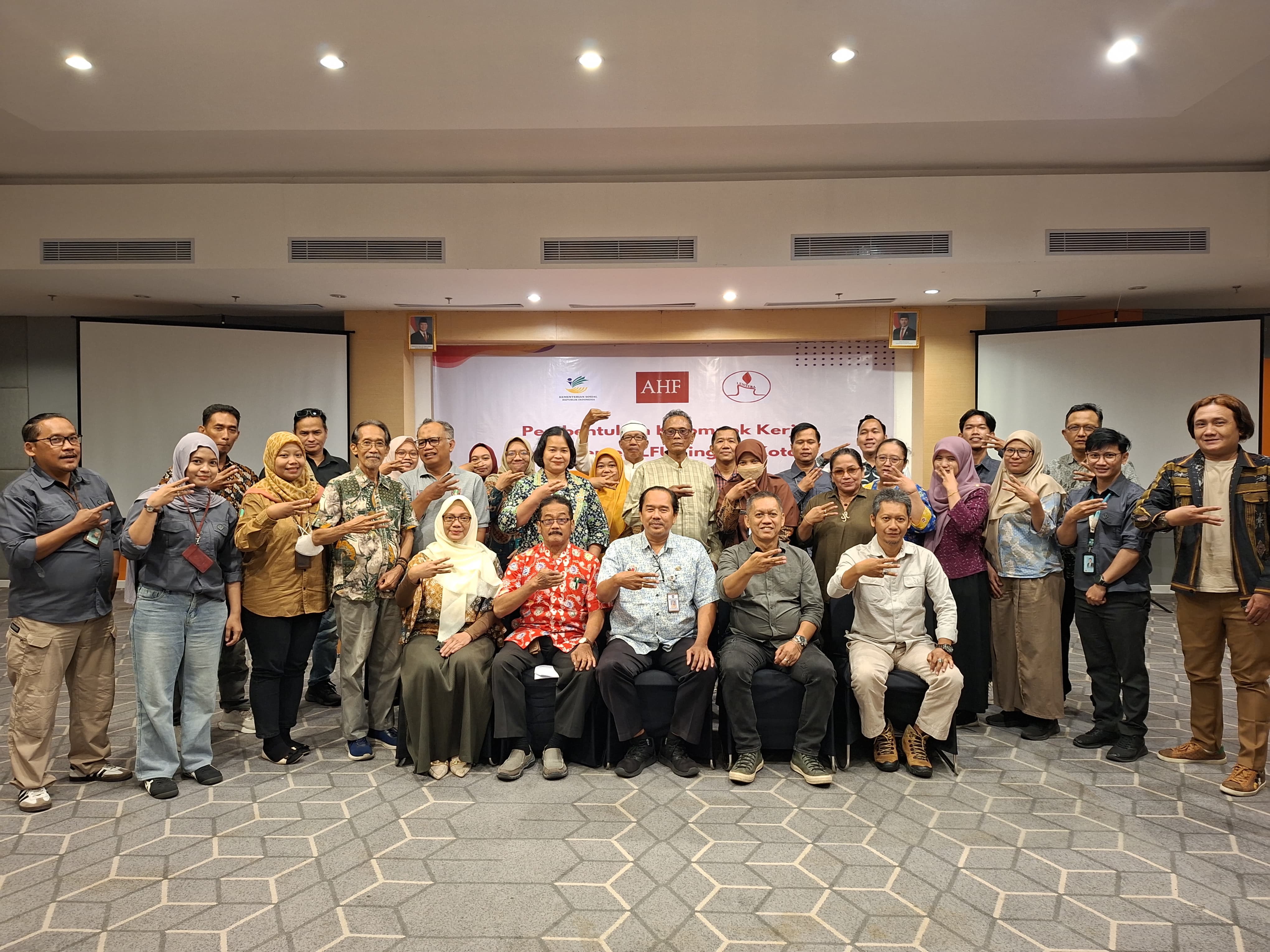 Suasana kegiatan Pembentukan Pokja Manajemen LFU Kota Surakarta